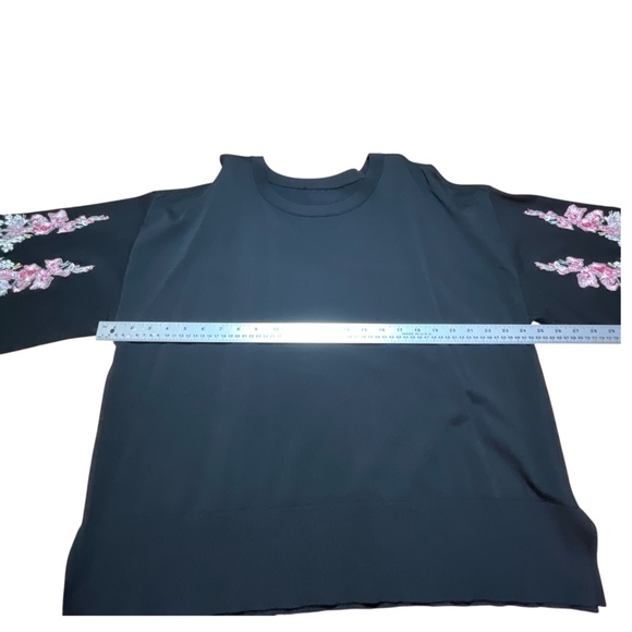 INTERNATIONAL CONCEPTS Rayon Blend Knit 3/4 Wide Sleeve Scoop Neck Sweater Sz XL - Picture 7 of 12